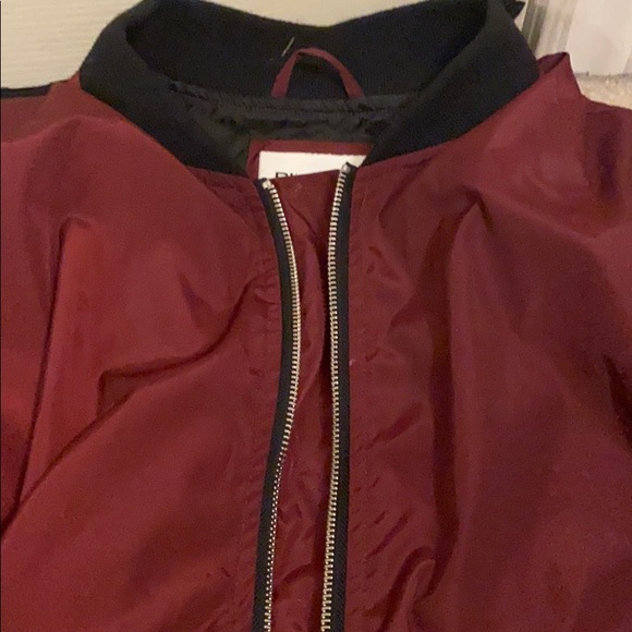 Maroon bomber jacket - Picture 2 of 4